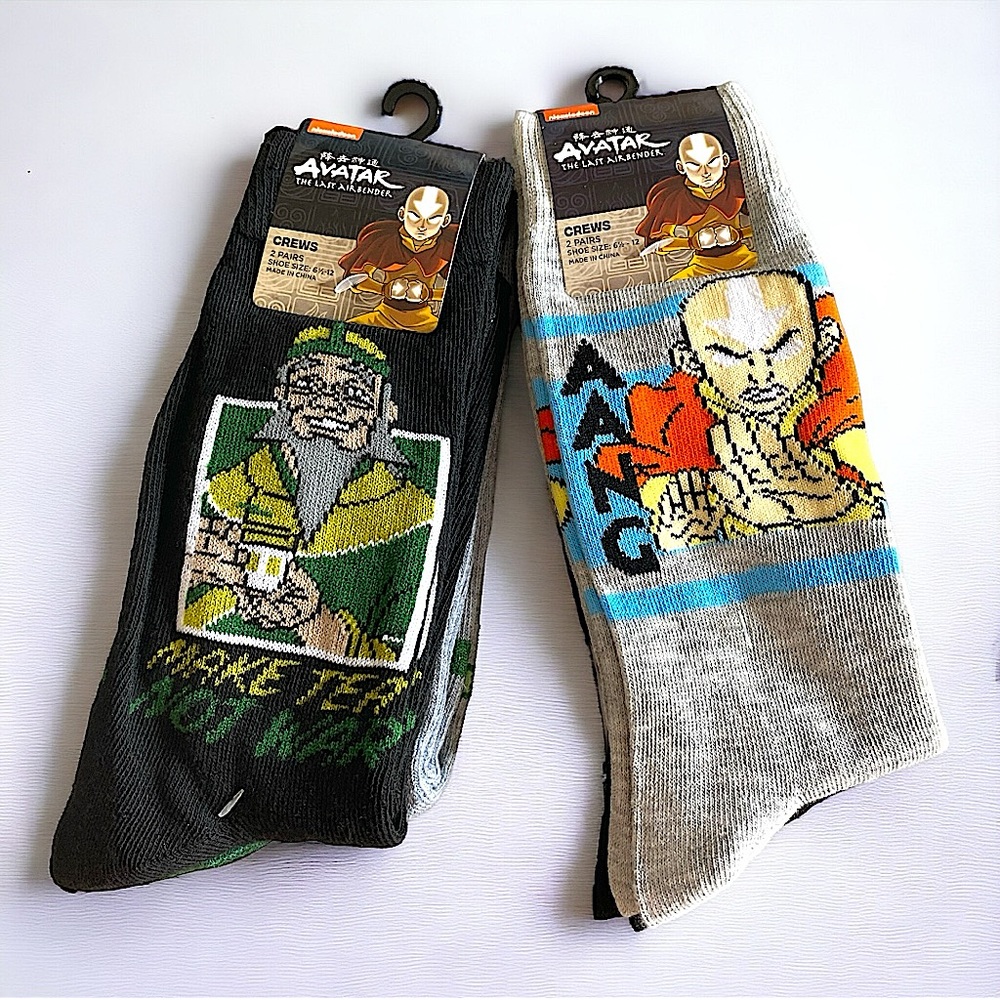 🧦 - Avatar the Last Airbender - Set of 2 - 2 Pairs of crew socks